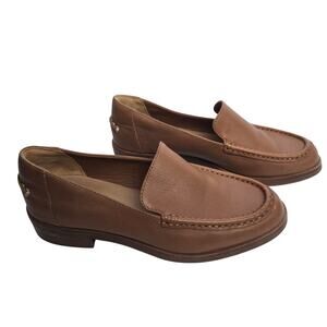 Everlane Women’s Leather Loafers Brown Classic Slip-On Shoes Size 5 Minimalist